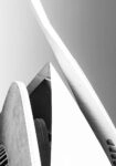 Πίνακας σε Καμβά BLACK AND WHITE ARCHITECTURAL STRUCTURAL ELEMENTS