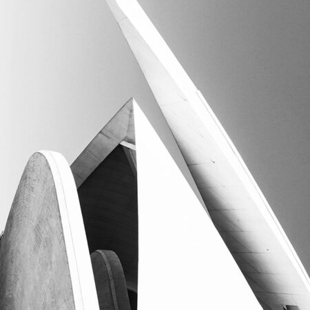Πίνακας σε Καμβά BLACK AND WHITE ARCHITECTURAL STRUCTURAL ELEMENTS - Πολεις και Αρχιτεκτονικη Sticky 5