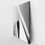 Πίνακας σε Καμβά BLACK AND WHITE ARCHITECTURAL STRUCTURAL ELEMENTS