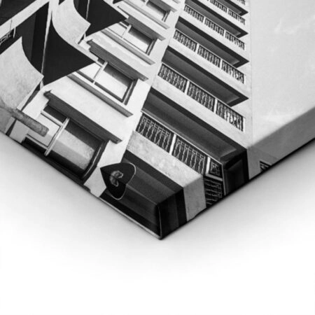 Πίνακας σε Καμβά BLACK AND WHITE ARCHITECTURAL STRUCTURAL LINES - Πολεις και Αρχιτεκτονικη Sticky 1