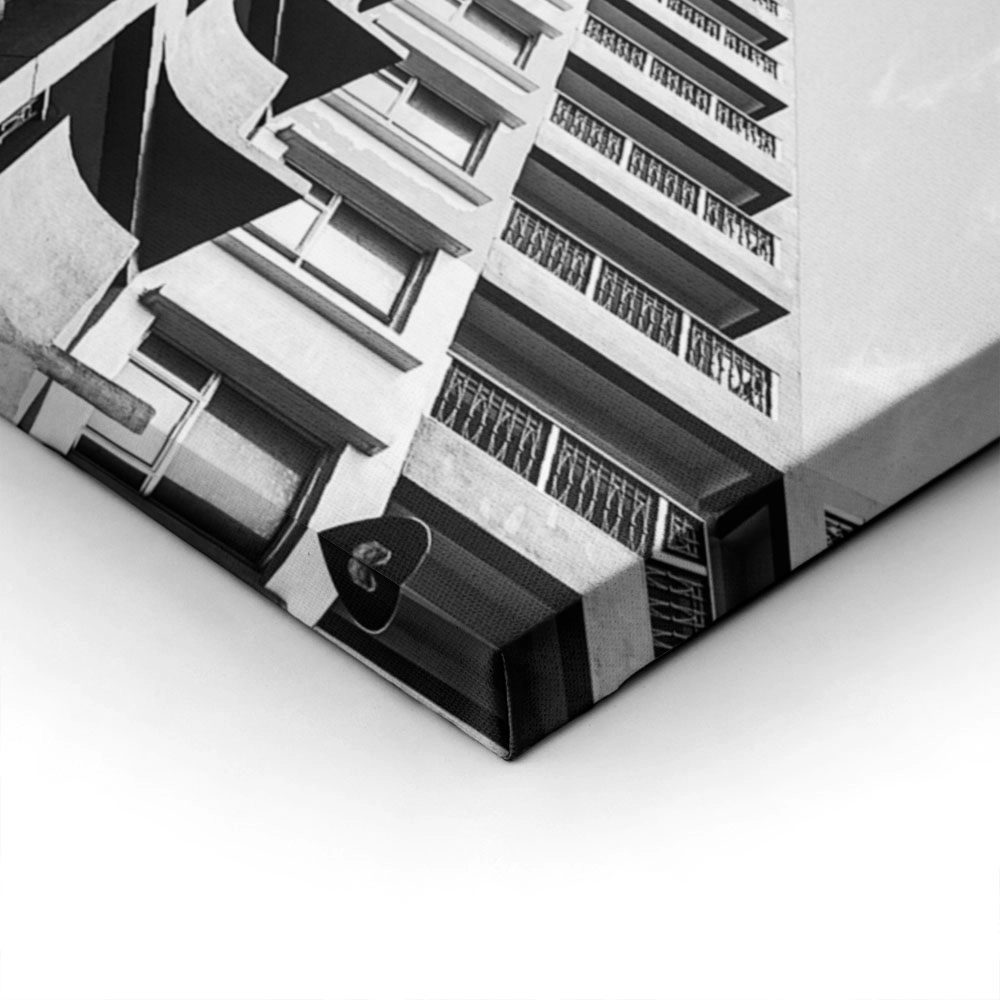 Πίνακας σε Καμβά BLACK AND WHITE ARCHITECTURAL STRUCTURAL LINES