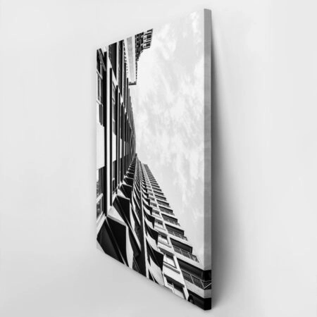 Πίνακας σε Καμβά BLACK AND WHITE ARCHITECTURAL STRUCTURAL LINES - Πολεις και Αρχιτεκτονικη Sticky 2