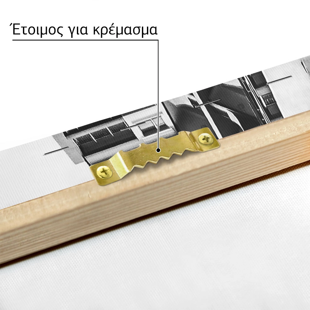 Πίνακας σε Καμβά BLACK AND WHITE ARCHITECTURAL STRUCTURAL LINES