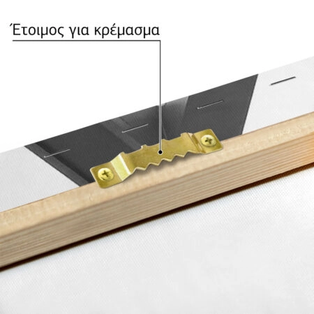 Πίνακας σε Καμβά BLACK AND WHITE ARCHITECTURAL SWIRLING METAL CEILING - Πολεις και Αρχιτεκτονικη Sticky 4