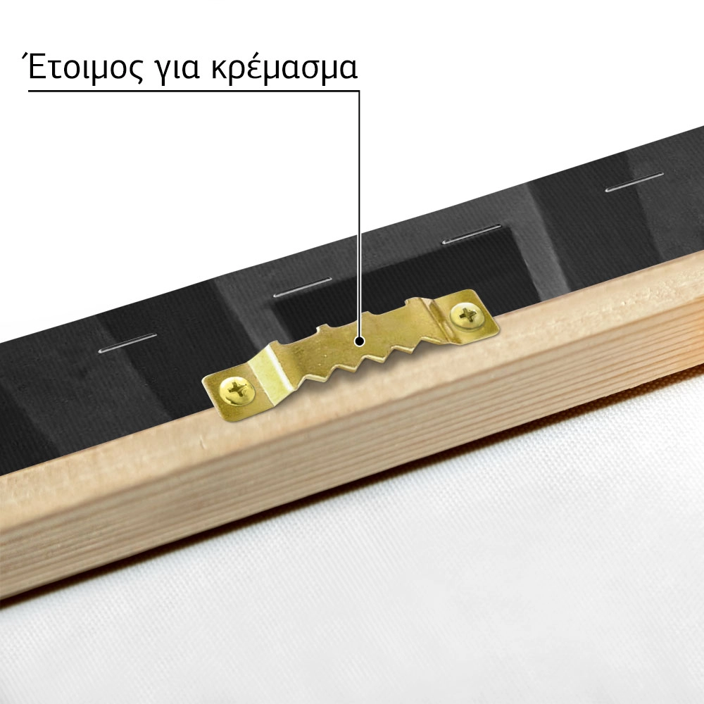 Πίνακας σε Καμβά BLACK AND WHITE ARCHITECTURAL TALL TOWER BLOCK