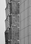 Πίνακας σε Καμβά BLACK AND WHITE ARCHITECTURAL TEXTURED GEOMETRIC