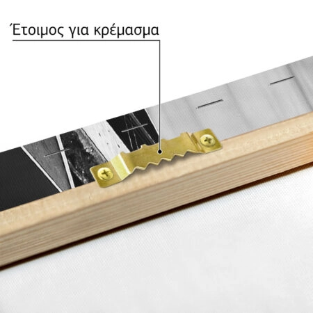 Πίνακας σε Καμβά BLACK AND WHITE ARCHITECTURAL TRIANGULAR METAL PANELS - Πολεις και Αρχιτεκτονικη Sticky 4
