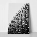 Πίνακας σε Καμβά BLACK AND WHITE ARCHITECTURAL TRIANGULAR SUNSHADES 2