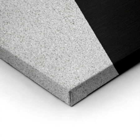 Πίνακας σε Καμβά BLACK AND WHITE ARCHITECTURAL TRIANGULAR SUNSHADES GEOMETRIC BOX STRUCTURES - Πολεις και Αρχιτεκτονικη Sticky 1