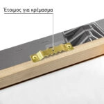 Πίνακας σε Καμβά BLACK AND WHITE ARCHITECTURAL TWISTING BUILDING