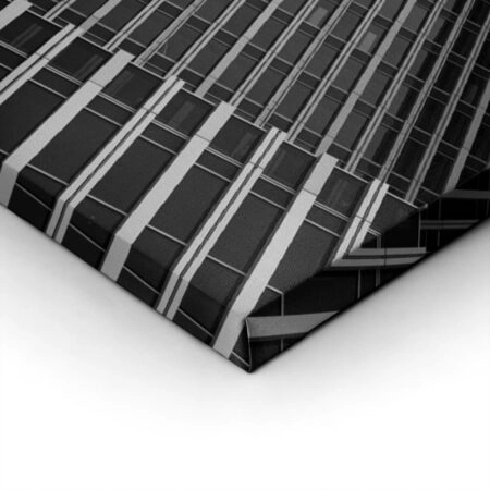 Πίνακας σε Καμβά BLACK AND WHITE ARCHITECTURAL VERTICAL CITY - Πολεις και Αρχιτεκτονικη Sticky 1