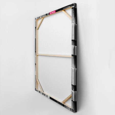 Πίνακας σε Καμβά BLACK AND WHITE ARCHITECTURAL VERTICAL STRUCTURAL ELEMENTS - Πολεις και Αρχιτεκτονικη Sticky 3