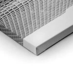 Πίνακας σε Καμβά BLACK AND WHITE ARCHITECTURAL WAVY FACADE