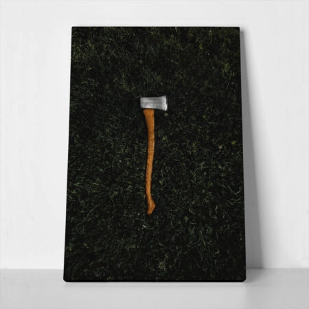 Πίνακας σε Καμβά RUSTIC FARMHOUSE AXE 3 - 