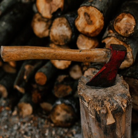 Πίνακας σε Καμβά RUSTIC FARMHOUSE AXE 4 -  Sticky 5