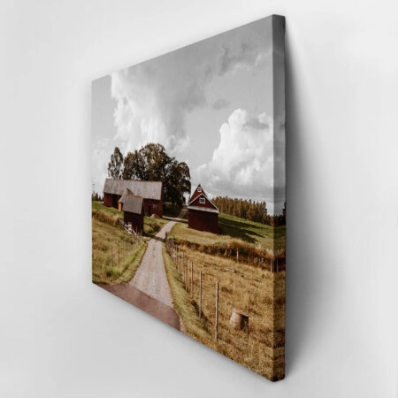 Πίνακας σε Καμβά RUSTIC FARMHOUSE BARN 11 -  Sticky 2