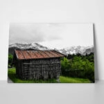 Πίνακας σε Καμβά RUSTIC FARMHOUSE BARN 12