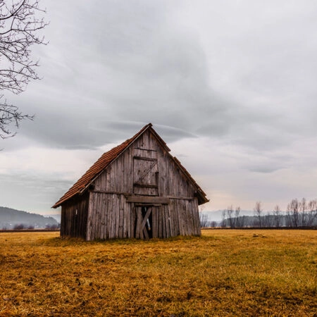 Πίνακας σε Καμβά RUSTIC FARMHOUSE BARN 13 -  Sticky 5