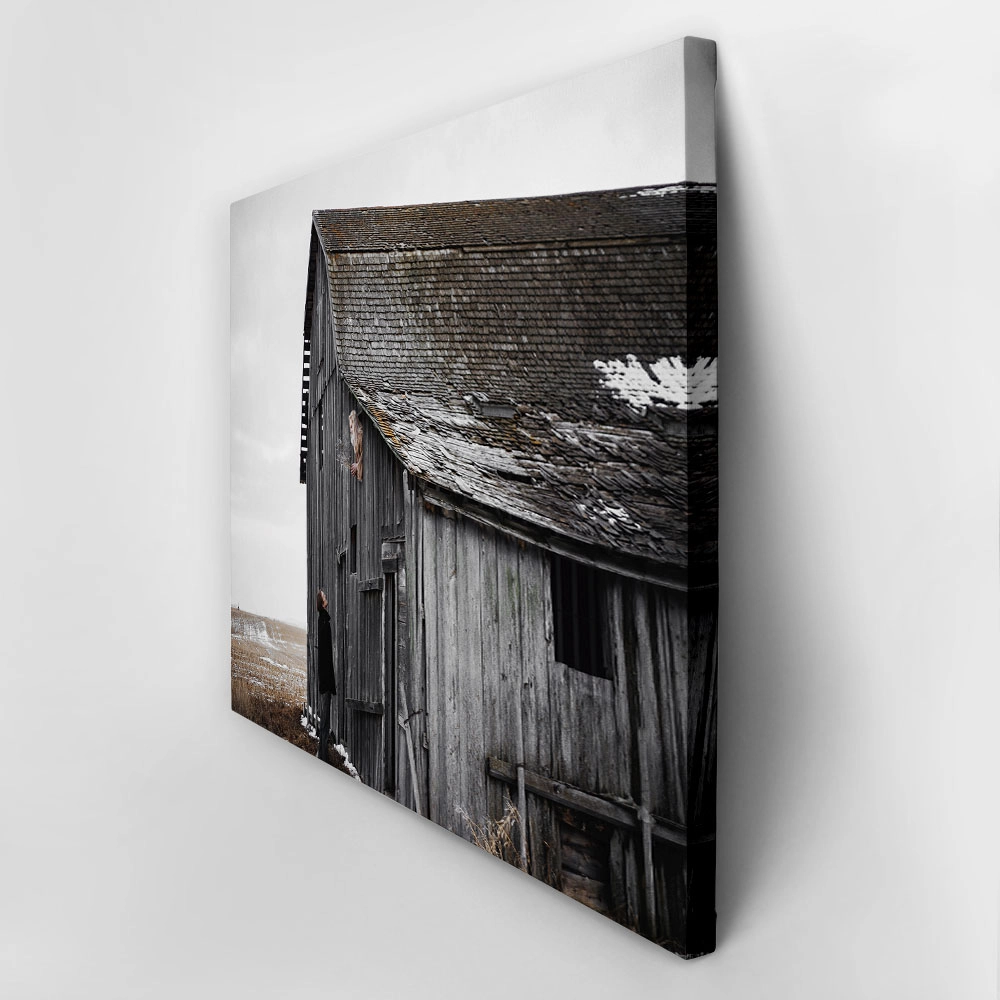 Πίνακας σε Καμβά RUSTIC FARMHOUSE BARN 17