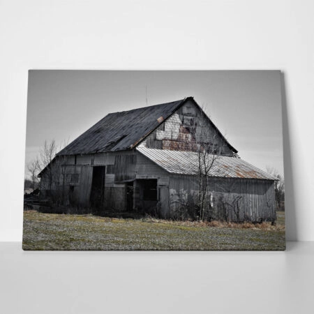 Πίνακας σε Καμβά RUSTIC FARMHOUSE BARN 18 - 