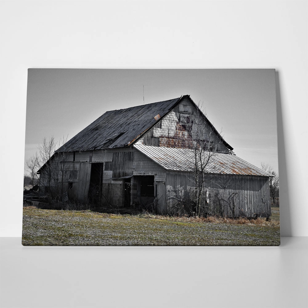 Πίνακας σε Καμβά RUSTIC FARMHOUSE BARN 18