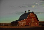Πίνακας σε Καμβά RUSTIC FARMHOUSE BARN 21