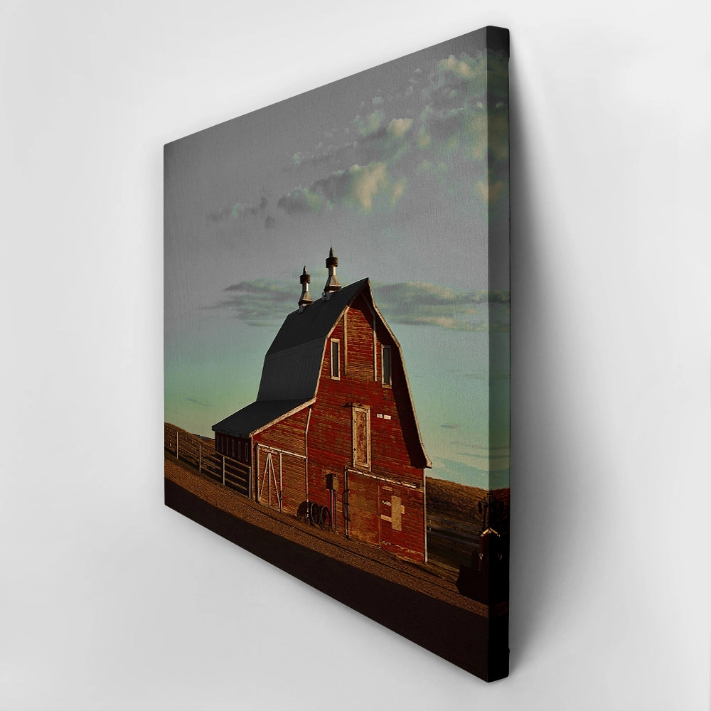 Πίνακας σε Καμβά RUSTIC FARMHOUSE BARN 21