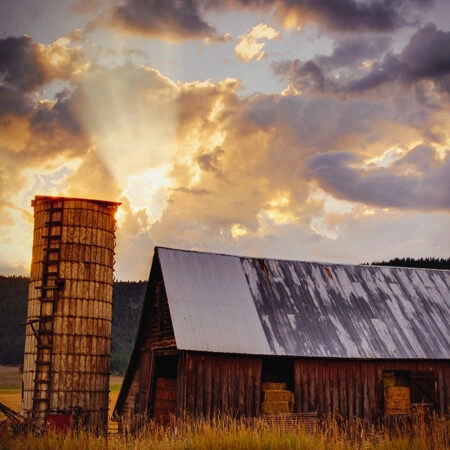 Πίνακας σε Καμβά RUSTIC FARMHOUSE BARN 26 -  Sticky 5