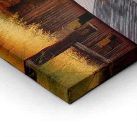 Πίνακας σε Καμβά RUSTIC FARMHOUSE BARN 27 -  Sticky 1