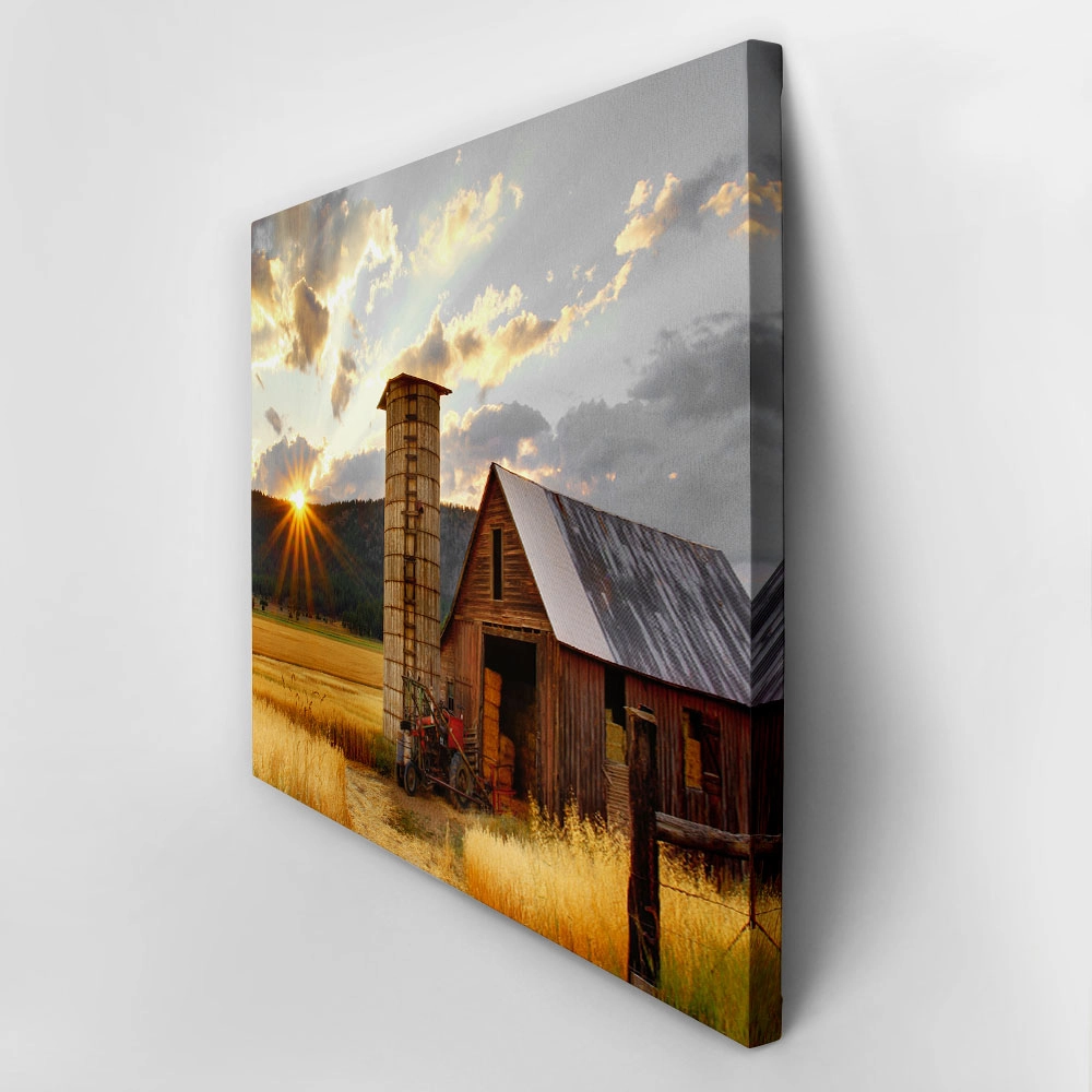 Πίνακας σε Καμβά RUSTIC FARMHOUSE BARN 27