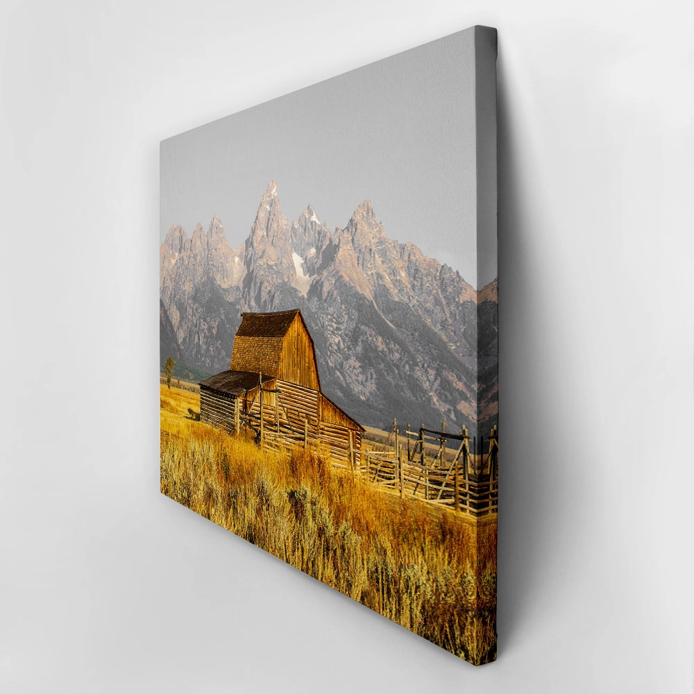 Πίνακας σε Καμβά RUSTIC FARMHOUSE BARN 2