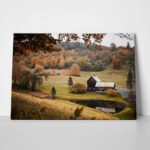 Πίνακας σε Καμβά RUSTIC FARMHOUSE BARN 4
