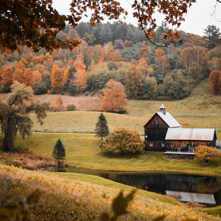 Πίνακας σε Καμβά RUSTIC FARMHOUSE BARN 4 -  Sticky 5