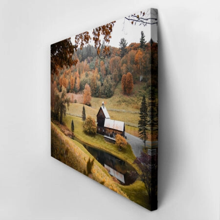 Πίνακας σε Καμβά RUSTIC FARMHOUSE BARN 4 -  Sticky 2