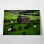 Πίνακας σε Καμβά RUSTIC FARMHOUSE BARN 5