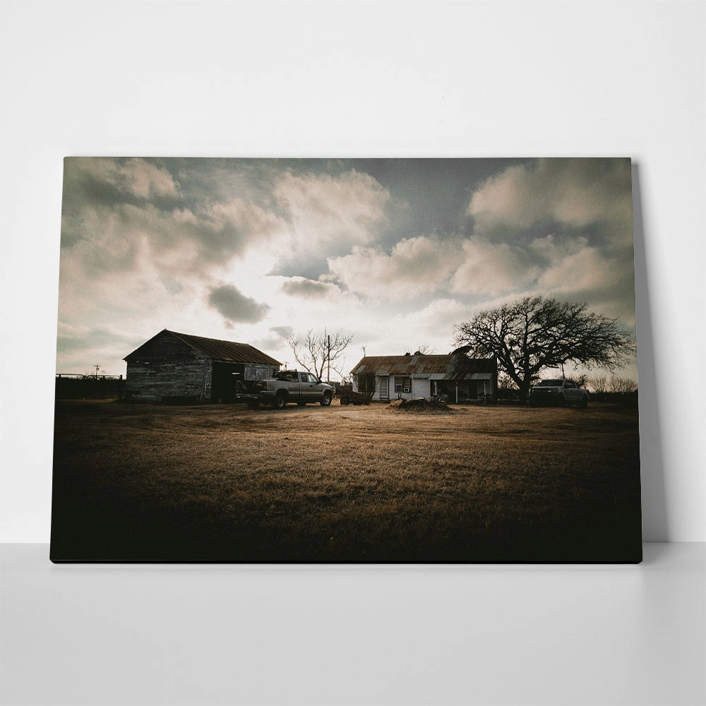 Πίνακας σε Καμβά RUSTIC FARMHOUSE BARN 6