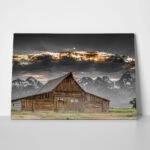Πίνακας σε Καμβά RUSTIC FARMHOUSE BARN 7