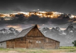 Πίνακας σε Καμβά RUSTIC FARMHOUSE BARN 7