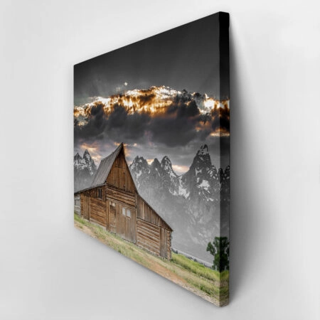 Πίνακας σε Καμβά RUSTIC FARMHOUSE BARN 7 -  Sticky 2