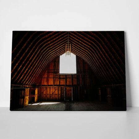 Πίνακας σε Καμβά RUSTIC FARMHOUSE BARN