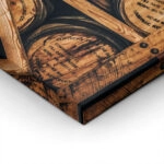 Πίνακας σε Καμβά RUSTIC FARMHOUSE BARRELS