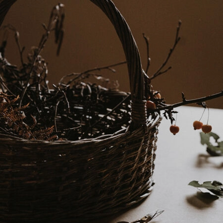 Πίνακας σε Καμβά RUSTIC FARMHOUSE BASKET -  Sticky 5