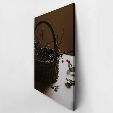 Πίνακας σε Καμβά RUSTIC FARMHOUSE BASKET -  Sticky 2