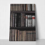 Πίνακας σε Καμβά RUSTIC FARMHOUSE BOOKS