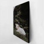 Πίνακας σε Καμβά RUSTIC FARMHOUSE CALF 2
