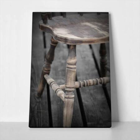 Πίνακας σε Καμβά RUSTIC FARMHOUSE CHAIR
