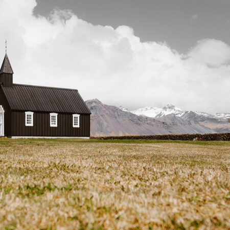 Πίνακας σε Καμβά RUSTIC FARMHOUSE CHAPEL 2 -  Sticky 5