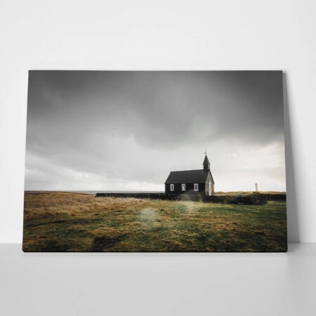Πίνακας σε Καμβά RUSTIC FARMHOUSE CHAPEL