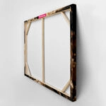 Πίνακας σε Καμβά RUSTIC FARMHOUSE CHIPPED WOOD