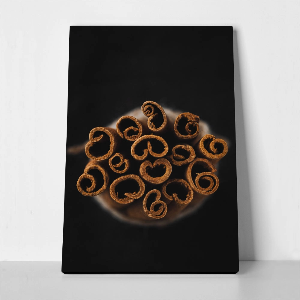 Πίνακας σε Καμβά RUSTIC FARMHOUSE CINNAMON STICKS